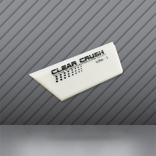 5" Clear Crush Cropped Squeegee Blade