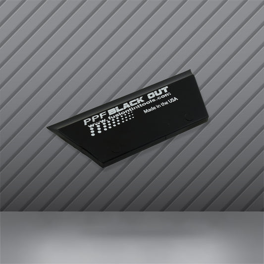 5" PPF Black Out Cropped Squeegee Blade