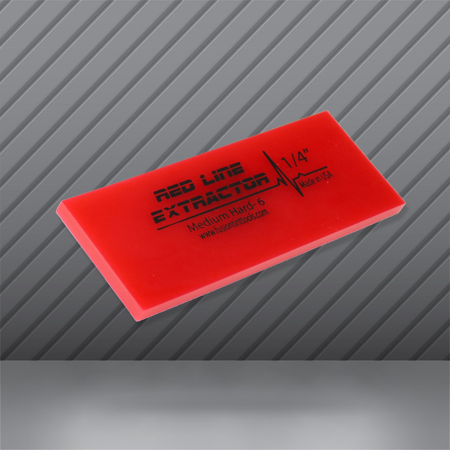 5" Red Line Extractor 1/4" No Bevel Squeegee Blade
