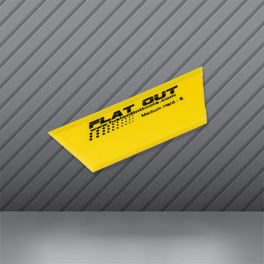 5" Yellow Flat Out Squeegee Blade - Cropped