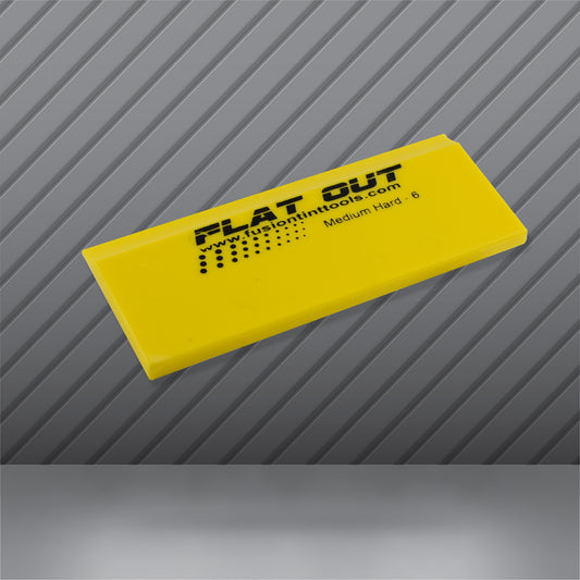 5" Yellow Flat Out Squeegee Blade