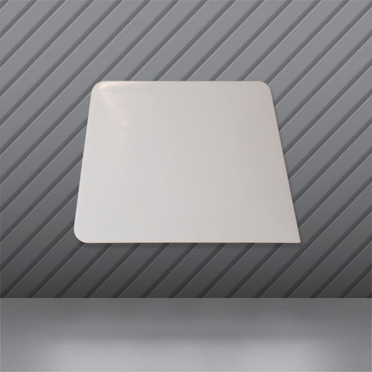White Hard Card Square Corner