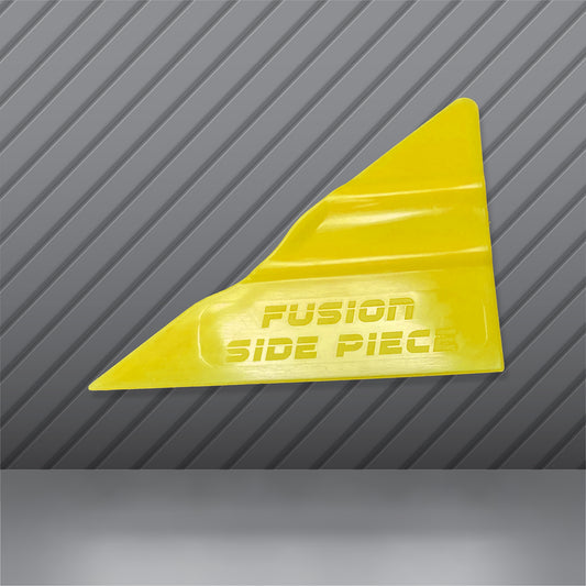 Yellow Side Piece 45 Degree Corner Hard Card