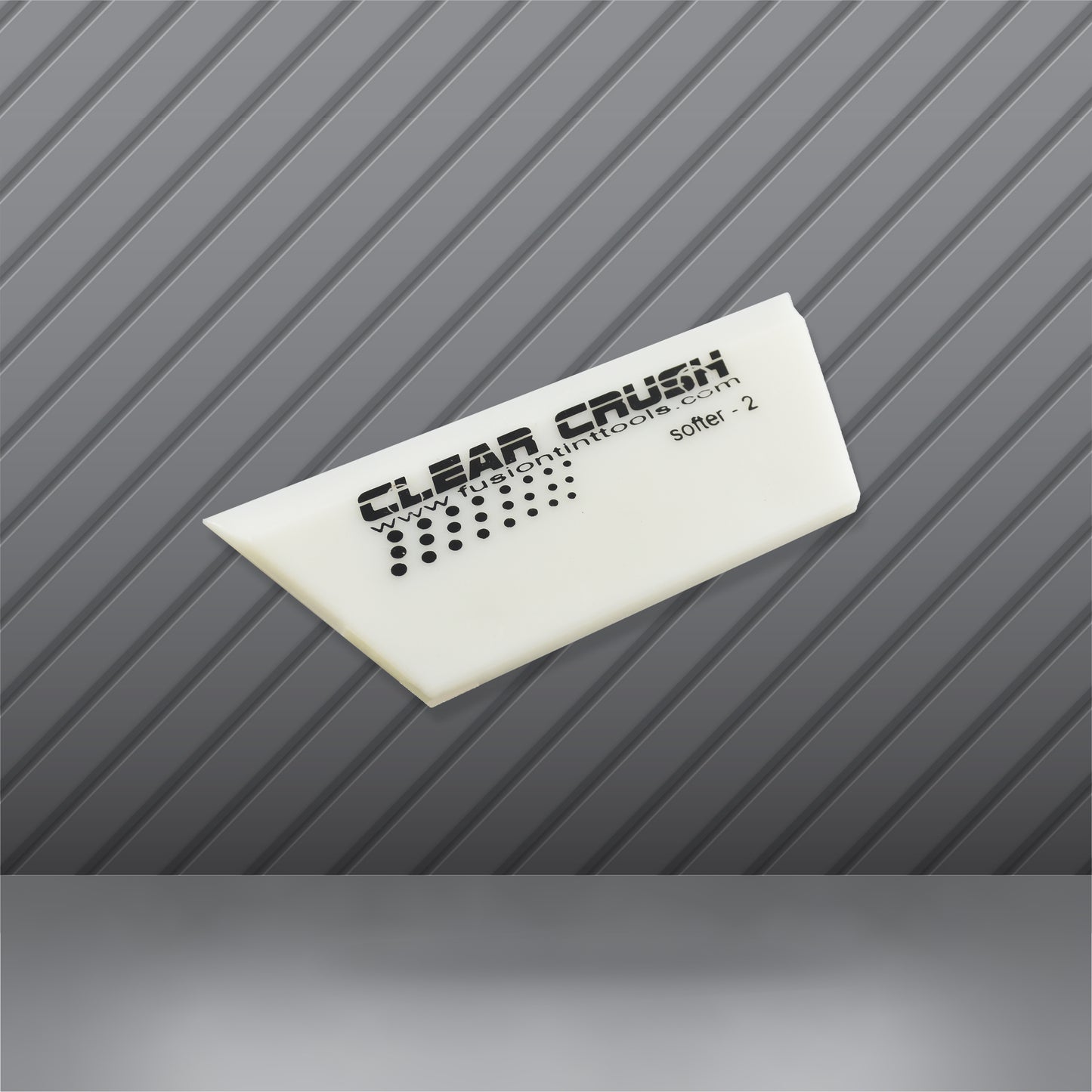 5" Clear Crush Cropped Squeegee Blade