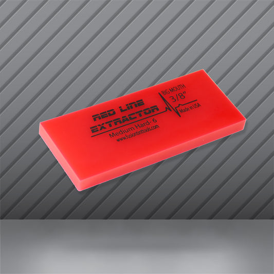 5" Red Line Extractor 3/8" Thick No Bevel Squeegee Blade