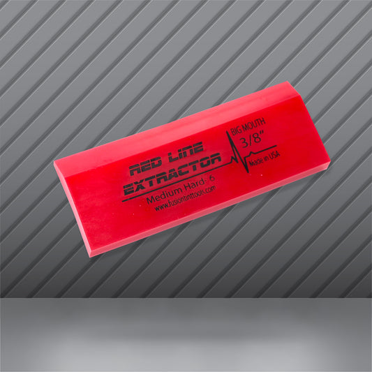 5" Red Line Extractor 3/8" Thick Single Bevel Squeegee Blade