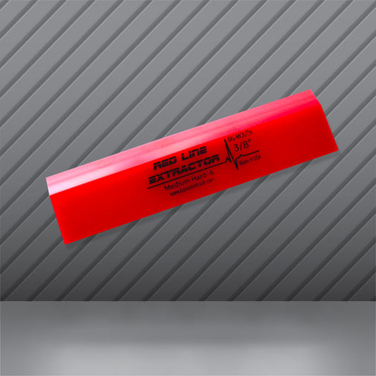 8" Red Line Extractor 3/8" Thick Single Bevel Squeegee Blade