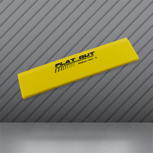 8" Yellow Flat Out Squeegee Blade